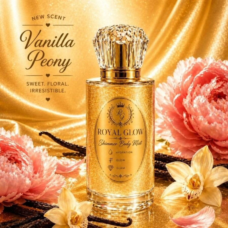 Vanilla Peony Shimmer Body Mist